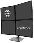 Ergotron DS100 Standfu&szlig; vier Monitore