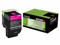 Lexmark 802XME Corporate-Tonerkassette Magenta für ca. 4.000 Seiten 80C2XME