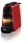 Nespresso Kaffeekapselmaschine DeLonghi Essenza Mini EN85.R Rot