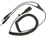 Jabra Anschlusskabel fuer PC QD 2x3.5mm