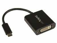 Startech USB-C zu DVI Adapter St./Bu. schwarz CDP2DVI
