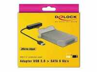 Delock Konverter USB 3.0 Typ-A Stecker 22 Pin SATA 6 Gb/s mit 2.5″ Schutzhülle