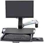 Ergotron StyleView&reg; Steh-Sitz Combo Schwenkarm mit Ablagefl&auml;che (Aluminum)