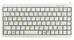 Cherry G84-4100 Compact Kabelgebundene Tastatur US Layout mit &euro; USB hellgrau