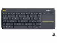 Logitech K400 Plus Kabellose Tastatur Schwarz 920-007127