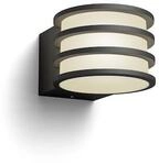 Philips Hue White LED Au&szlig;enwandleuchte Lucca anthrazit