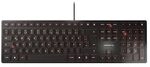 Cherry KC 6000 Slim Keyboard USB schwarz JK-1600DE-2