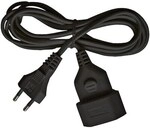 Brennenstuhl Kunststoff-Verl&auml;ngerungskabel Euro Stecker/ Kupplung 5m schwarz
