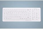 Cherry AK-C7000F-FU1-W/GE Kabellose Tastatur Wei&szlig; (Wischdesinfektion)