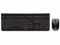 Cherry DW 3000 Maus-Tastaturkombination schwarz - EU-Layout (USA+ €-Symbol)