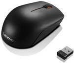 Lenovo 300 Mobile Kabellose Desktop-Maus Schwarz, 1000 DPI, Batteriebetrieb