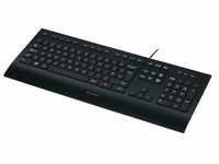 Logitech K280e Kabelgebundene Tastatur US Layout Schwarz 920-005217