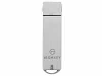 Kingston 4 GB IronKey S1000 Verschlüsselter USB-Stick Metall USB 3.0 IKS1000B/4GB