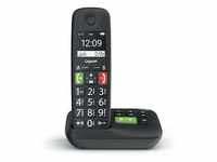 Gigaset E290A Großtastentelefon mit Anrufbeantworter schwarz S30852-H2921-B101