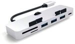 Satechi USB-C Clamp Hub Pro Multi-Port Adapter Silber