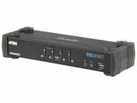 Aten CS-1784A 4-Port USB2.0/DVI KVM Switch 4 Rechner/1Arbeitsplatz CS1784A