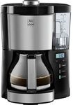 Melitta Look Timer 1025-08 Kaffeemaschine Schwarz/Edelstahl 10 Tassen