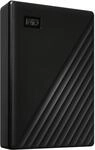 WD My Passport 5 TB 2.5 Zoll USB 3.0 Micro-B (5Gb/​s) Schwarz externe Festplatte