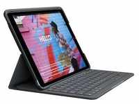 Logitech Slim Folio Hülle und Tastatur für Apple iPad 10,2 " (2021 - 2019)