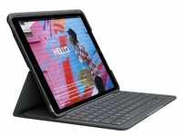Logitech Slim Folio Hülle und Tastatur für Apple iPad 10,2 " 2019 span. Layout