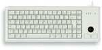 Cherry G84-4400 Ultraslim Tastatur USB hellgrau US Layout