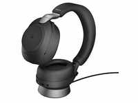 Jabra Evolve 2 85 UC Stand Wireless Bluetooth Headset schwarz USB-C Ladestation