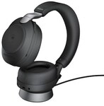 Jabra Evolve 2 85 UC Stand Wireless Bluetooth Headset schwarz USB-C Ladestation