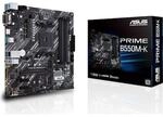 ASUS Prime B550M-K mATX Mainboard Sockel AM4 M.2/USB3.2/HDMI/DVI/VGA