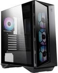 MSI MPG Gungnir 110R MIDI Tower Gaming Geh&auml;use, Echtglas Seitenfenster Schwarz