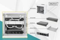 DIGITUS Netzwerk-Set 254 mm (10") - 6HE, 312 x 300 mm (B x T)