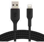 Belkin Lightning Lade/Sync Kabel ummantelt mfi zertifiziert 2m Schwarz