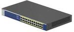 Netgear GS524PP Switch 24 Port Gigabit Ethernet LAN PoE Switch (mit 24x PoE+ 300W