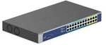 Netgear GS524UP 24 Port Gigabit Ethernet LAN Ultra60-PoE Switch (mit 8x PoE+ & 16x