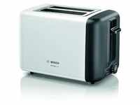 Bosch TAT3P421DE Kompakt Toaster, DesignLine, weiß /schwarz