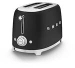 SMEG TSF01BLMEU 50s Style Toaster Matt-Schwarz