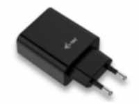 i-tec USB Power 2 Port Netzladegerät 2,4A schwarz 110-240V CHARGER2A4B