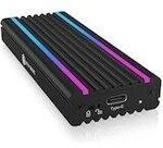 RaidSonic Icy Box IB-1824ML-C31 USB Type-C Geh&auml;use f&uuml;r M.2 NVMe SSD beleuchtet