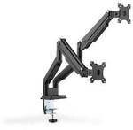 DIGITUS Universal Dual Monitor Klemm-Halterung 15-32" 2x 9 kg (max.) schwarz