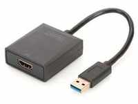 DIGITUS USB 3.0 zu HDMI Adapter Full HD schwarz DA-70841