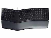 CHERRY KC 4500 ERGO Kabelgebundenen Tastatur US Layout mit Euro Symbol schwarz