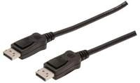 DIGITUS DisplayPort Anschlusskabel 2m UHD 4K St./St. schwarz