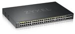 ZyXEL GS2220-50HP 44-Port + 4x SFP/Rj45 +2x SFP GbE L2 managed PoE+ Switch 375W