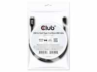 Club3D Club 3D USB 3.2 Gen1 Typ-C auf Micro USB Kabel 1m St./St. schwarz CAC-1526