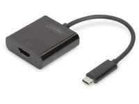 DIGITUS USB 3.1 Typ-C zu HDMI Grafikadapter 4K schwarz DA-70852