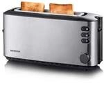 Severin AT 2515 Automatik-Langschlitztoaster Edelstahl