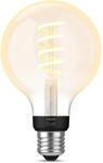 Philips Hue White Ambiance E27 Einzelpack Globe G93 Filament 550lm