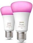 Philips Hue White & Color Ambiance E27 806lm 75W, 2er Pack