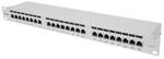 24-Port Cat6a Patchpanel, geschirmt, 24 Ports, FTP, 1 HE, Klemmleisten mit 90&deg;