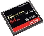 SanDisk Extreme Pro 64 GB CompactFlash Speicherkarte bis zu 160 MB/s