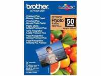 Brother BP71GP50 Fotopapier-A6, Paket mit 50 Blatt, 260 g/qm